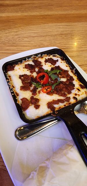 Queso fundido #Veganuary at La Unica Cocina Mexicana Y Cantina in Lake Elsinore