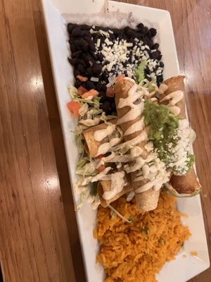 POTATO TAQUITOS  at La Unica Cocina Mexicana Y Cantina in Lake Elsinore