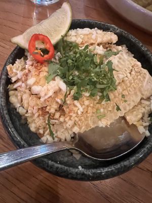 ESQUITE requested vegan version  at La Unica Cocina Mexicana Y Cantina in Lake Elsinore