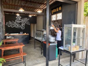 Chinese steamed bun and dim sum area. at Rongtiam na Thoen - โรงเตี็ยมเถิน in Lampang
