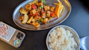 Orange Tofu at Heart and Soy in Louisville