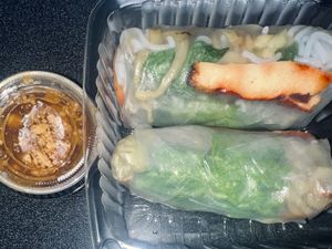 Spring rolls  at Heart and Soy in Louisville