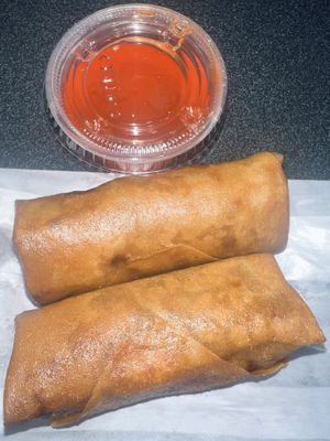 Egg rolls. So crispy and good  at Heart and Soy in Louisville