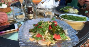 tossed Asian salad  at The Ivy in Manchester