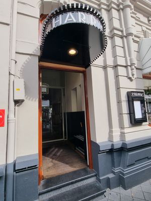 Entrance at Harry's Brasserie in Maastricht
