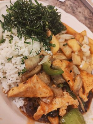 Black bean tofu at Full Circle in South Shields