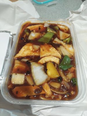 Black bean tofu at Full Circle in South Shields