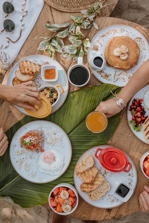 Breakfast | Desayunos  at Dos Aguas Lodge in Rincon Del Mar