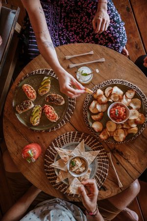 Snacks   at Dos Aguas Lodge in Rincon Del Mar