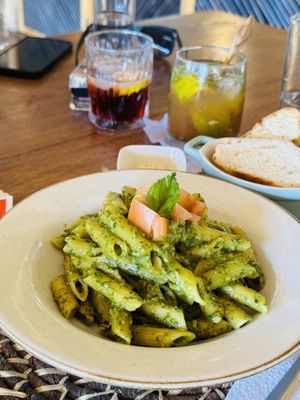 Pesto de albahaca   at Dos Aguas Lodge in Rincon Del Mar