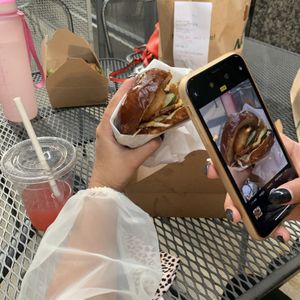 My friends bbq burger  at Native Foods - The Loop in Chicago