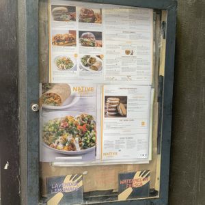 Menu at Native Foods - The Loop in Chicago