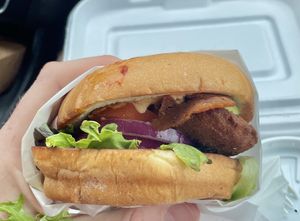 Chicken bacon & avo club  at Native Foods - The Loop in Chicago