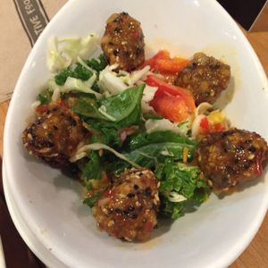 Japanese Sesame-Crusted Native Chicken Bites at Native Foods - The Loop in Chicago