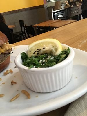 Steamed kale   at Native Foods - The Loop in Chicago