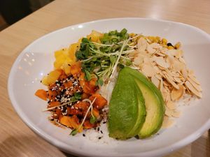 Fresh and tasty, got to like carrots and pineapple.. at Native Foods - The Loop in Chicago