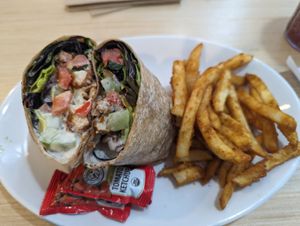 Crispy Chicken Wrap at Native Foods - The Loop in Chicago