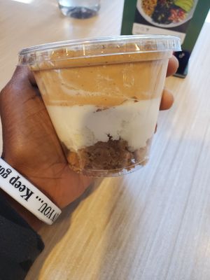Pumpkin Cheesecake Parfait 😋 at Native Foods - The Loop in Chicago