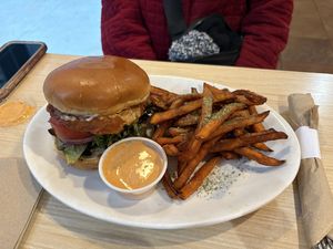 Buffalo chicken run ranch   at Native Foods - The Loop in Chicago