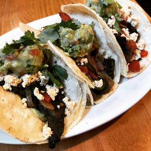 Portabello Tacos at Native Foods - The Loop in Chicago