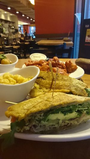 Portobello jibarito at Native Foods - The Loop in Chicago