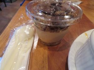 Chocolate pudding dessert at Native Foods - The Loop in Chicago