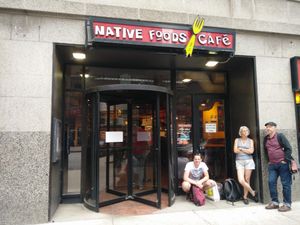 outside at Native Foods - The Loop in Chicago