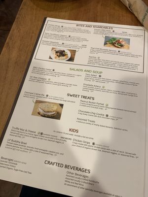 Menu at Native Foods - The Loop in Chicago
