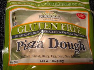 Vegan gluten free pizza dough is in the frozen section at Ada's Natural Market & Cafe in Fort Myers