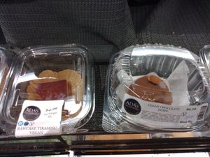 Vegan desserts near deli counter at Ada's Natural Market & Cafe in Fort Myers