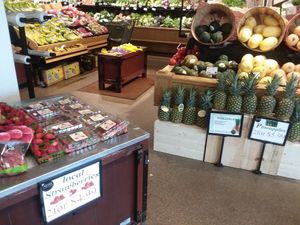 Part of produce section at Ada's Natural Market & Cafe in Fort Myers