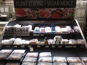 Vegan meals such as vegan lasagna, hummus wraps, desserts and more at Ada's Natural Market & Cafe in Fort Myers