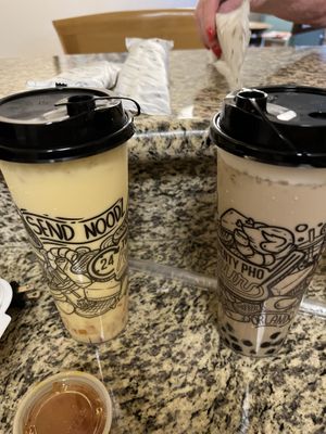 Mango and dairy free Milk Tea  at Twenty Pho Hour in Orlando