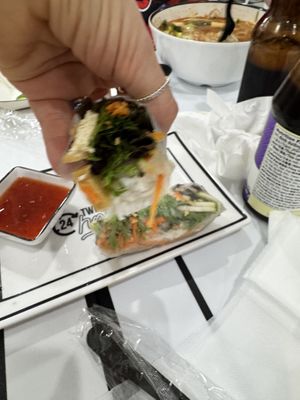 Tofu veggie summer roll  at Twenty Pho Hour in Orlando