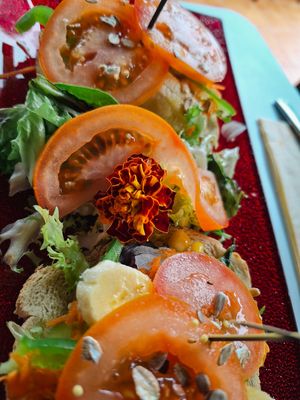 Tostata vegetal at Bar Cafeteria La Lucha De Buda in Lanzarote