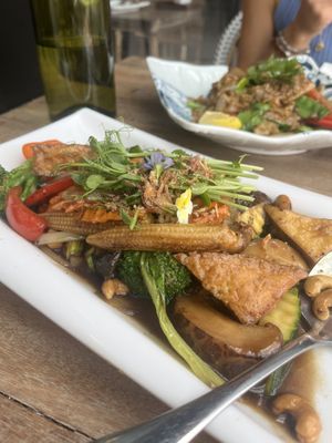 Shiitake stir fry   at Spice Market in Fremantle