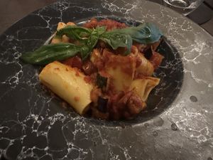 Just okay vegan pasta   at Mad In Italy in Catania