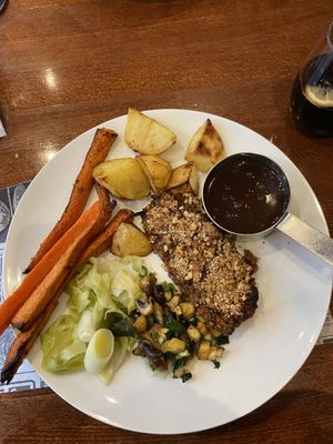 Vegan nut roast  at Il Forno in Bournemouth