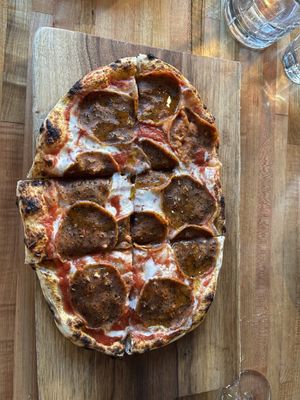 Pizza Salami   at Osteria Du in Toronto