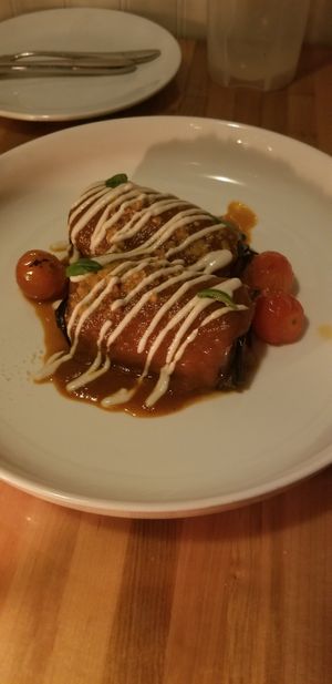 Eggplant parm at Osteria Du in Toronto
