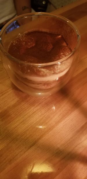 Tiramisu at Osteria Du in Toronto