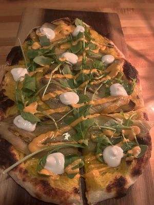 Mango Melazane- who knew spicy mango paired with grilled eggplant and cashew crema made an awesome combo!   at Osteria Du in Toronto