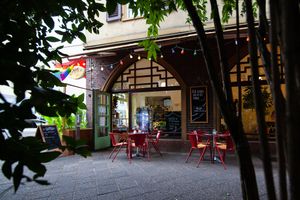  at Cafe Bellevue in Darmstadt