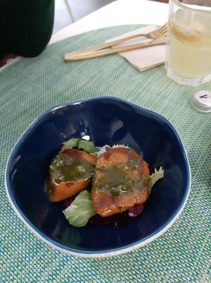 Ñoquis de calabaza at Qi Food in Elche