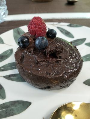 Coulant vegano at Qi Food in Elche