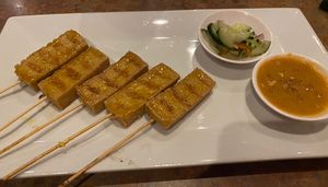 Tofu Satay at Buddha's Belly in Jacksonville Beach