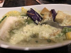 Green curry at Buddha's Belly in Jacksonville Beach