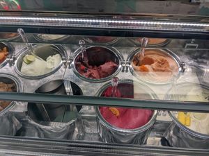 Vegan flavors like passion fruit, acai, pineapple, and so much more! at Origamy Gelato in Sunrise