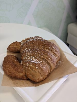 Plain croissant at Origamy Gelato in Sunrise