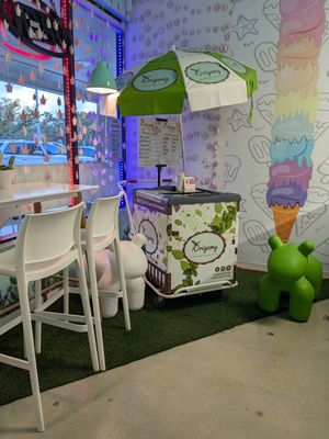 Interior at Origamy Gelato in Sunrise